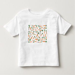 T-shirt Pour Les Tous Petits Motif de carottes orange