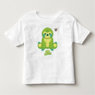T-shirt Pour Les Tous Petits Motif de devenez écolo de Webkinz