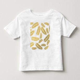 T-shirt Pour Les Tous Petits Motif de feuilles de palmier en or faux
