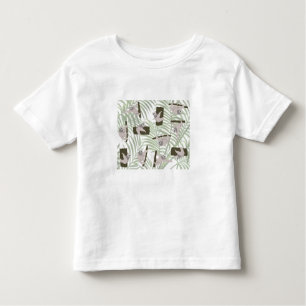 T-shirt Pour Les Tous Petits Motif de mignons animaux fentes en forêt sauvage