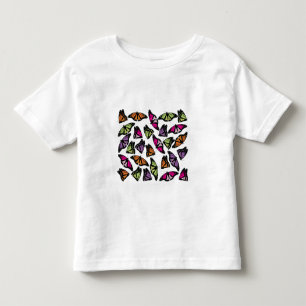 T-shirt Pour Les Tous Petits Motif de papillons colorés
