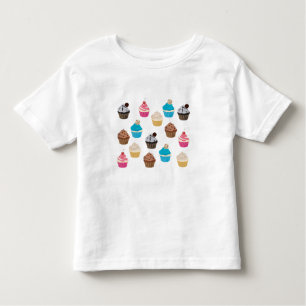 T-shirt Pour Les Tous Petits Motif de petits gâteaux colorés