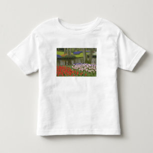 T-shirt Pour Les Tous Petits Motif de tulipes et de fleurs de jacinthe des vign