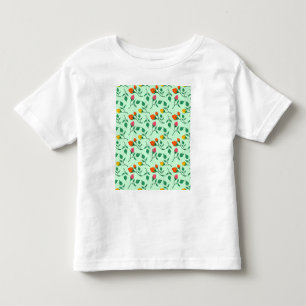 T-shirt Pour Les Tous Petits Motif floral avec fleurs roses colorées