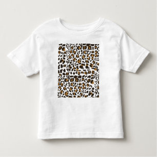 T-shirt Pour Les Tous Petits Motif Poster de animal Leopard Jaguar