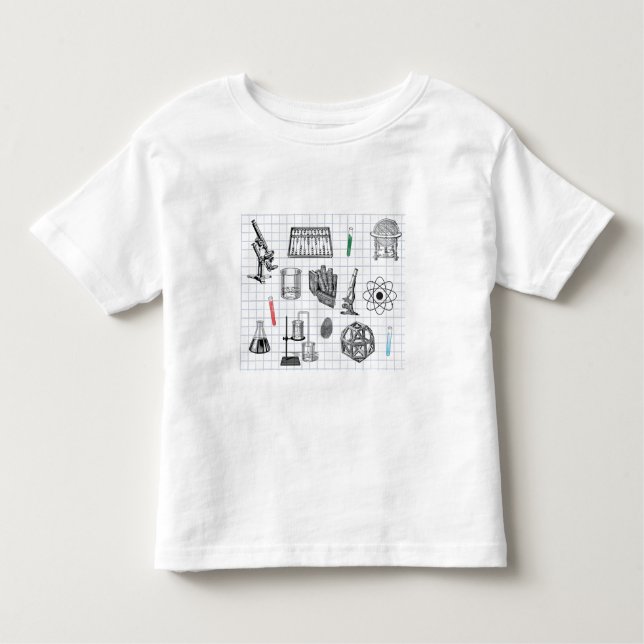 T-shirt Pour Les Tous Petits Motif scientifique en chimie scientifique (Devant)
