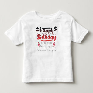 T-shirt Pour Les Tous Petits Motivational Joyeux voeux d'anniversaire.