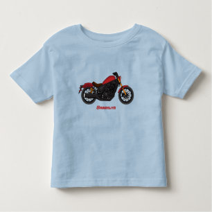 T-shirt Pour Les Tous Petits moto de style croiseur cool