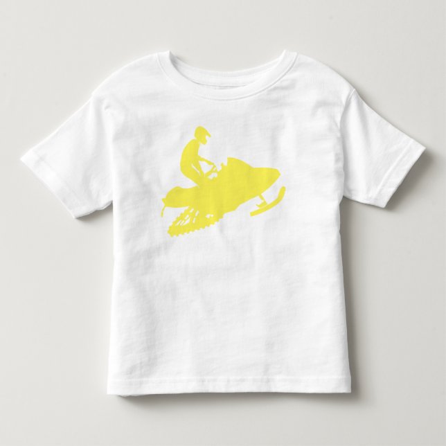 T-shirt Pour Les Tous Petits Motoneige (Devant)