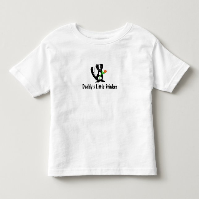 T-shirt Pour Les Tous Petits Mouffette douce avec citation (Devant)