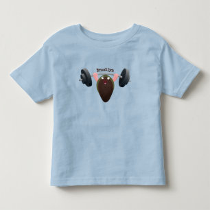 T-shirt Pour Les Tous Petits Moule amusante travaillant sur l'illustration de d