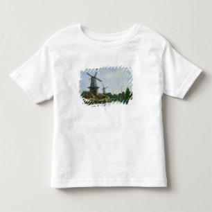 T-shirt Pour Les Tous Petits Moulins à vent néerlandais, 1884