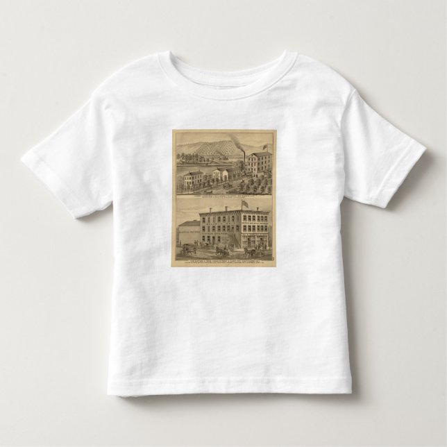 T-shirt Pour Les Tous Petits Moulins de laine de Clermont (Devant)