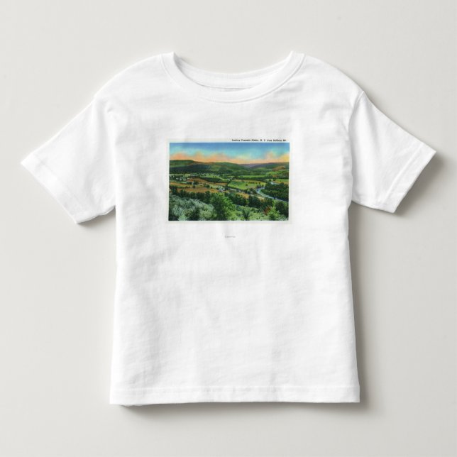 T-shirt Pour Les Tous Petits Mountain View de Sullivan de la ville (Devant)