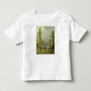 T-shirt Pour Les Tous Petits Moutons observant une tempête