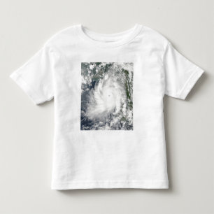 T-shirt Pour Les Tous Petits Mouvements de Giri de cyclone à terre au-dessus d