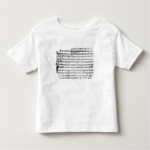 T-shirt Pour Les Tous Petits Ms.1548 Ouverture de l'opéra 'Don Giovanni