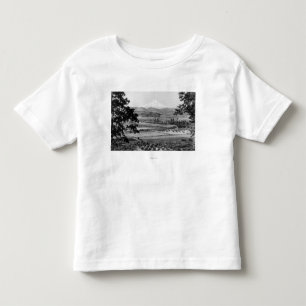 T-shirt Pour Les Tous Petits Mt. Capot de photographie de vallée de la rivièr