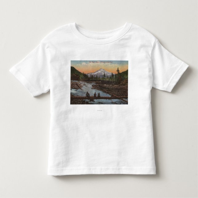 T-shirt Pour Les Tous Petits Mt. Capot, Orégon (Devant)