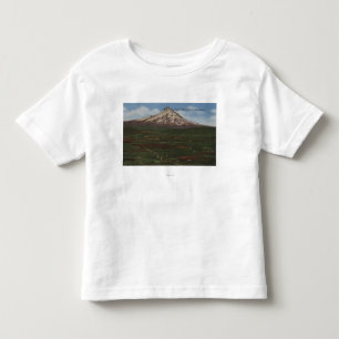 T-shirt Pour Les Tous Petits Mt. Capot, Orégon - vue de montagne du capot 2