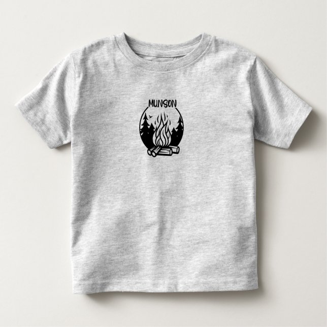 T-shirt Pour Les Tous Petits Munson Camping (Devant)