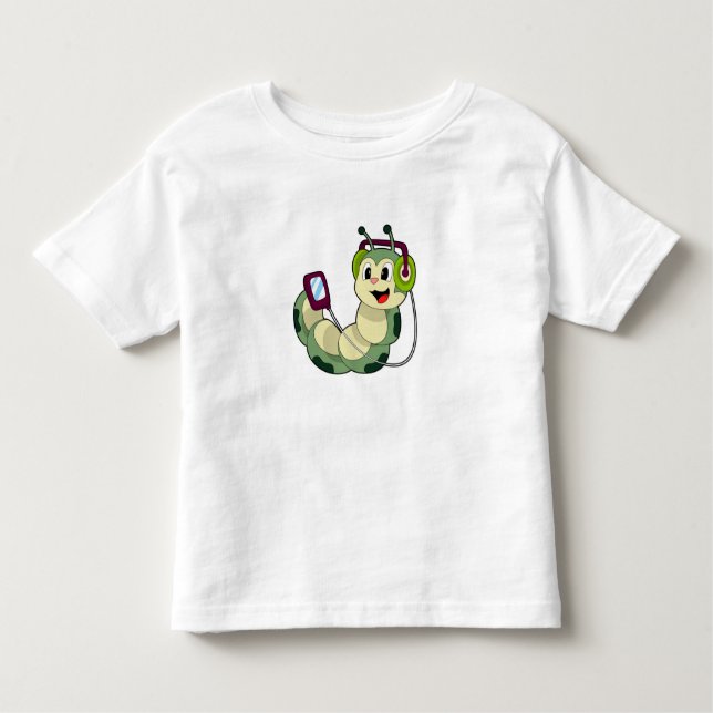 T-shirt Pour Les Tous Petits Musique casque Caterpillar (Devant)