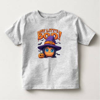 T-shirt Pour Les Tous Petits My Little Boo Cute Halloween Ghost in Witch Hat