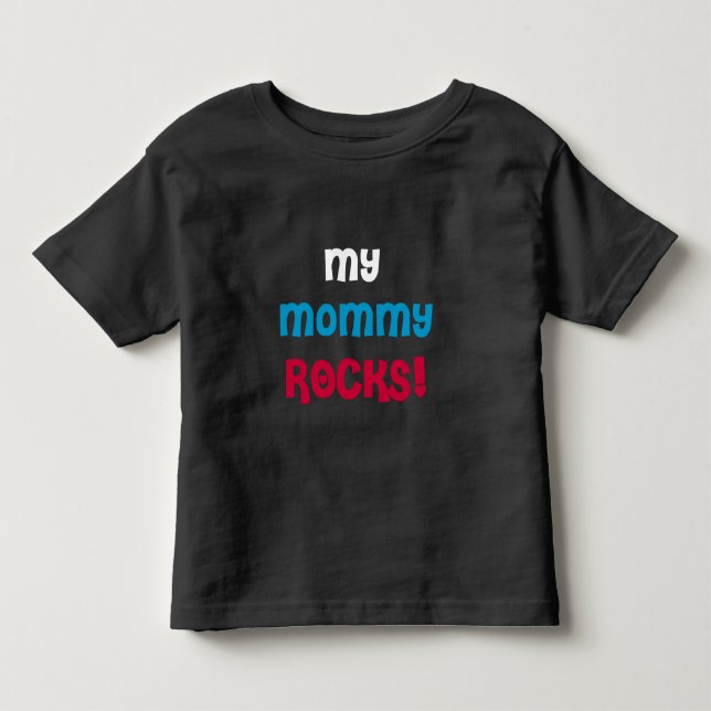 T-shirt Pour Les Tous Petits My Maman Rocks (Devant)