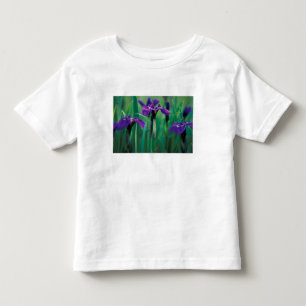 T-shirt Pour Les Tous Petits NA, États-Unis, Alaska, île Knight, Iris sauvage