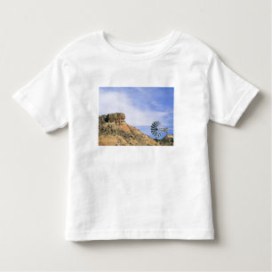 T-shirt Pour Les Tous Petits NA, USA, Texas Windmill et falaises de Palo Duro