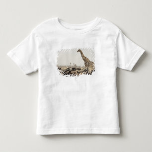 T-shirt Pour Les Tous Petits Namibie, parc national d'Etosha. Une girafe solita