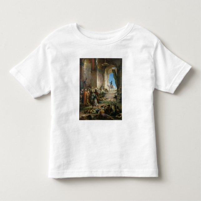 T-shirt Pour Les Tous Petits Napoleon Bonaparte dans la mosquée grande au Caire (Devant)