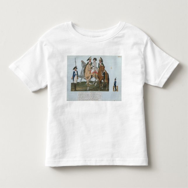 T-shirt Pour Les Tous Petits Napoléon Bonaparte et la sentinelle Varsoviétique (Devant)