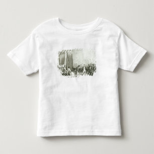 T-shirt Pour Les Tous Petits Napoléon I visitant le studio de David