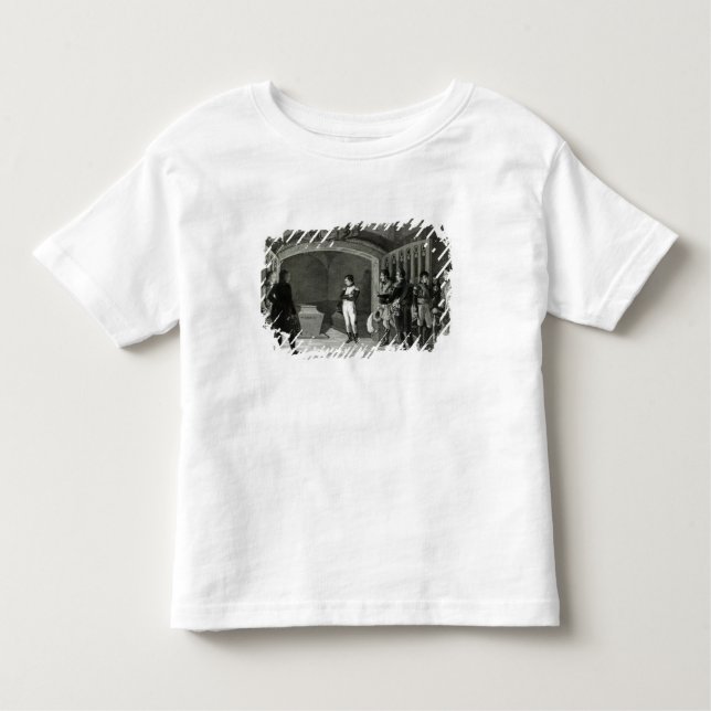 T-shirt Pour Les Tous Petits Napoléon méditant avant la tombe (Devant)