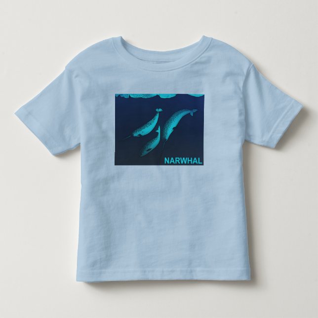 T-shirt Pour Les Tous Petits Narwhal (Devant)