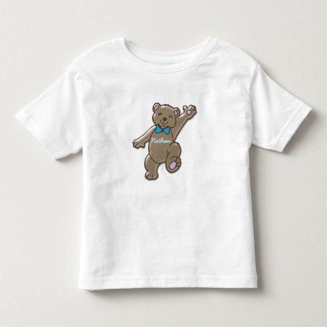 T-shirt Pour Les Tous Petits Nathan et teddy (Devant)