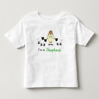 T-shirt Pour Les Tous Petits Nativité des enfants — mignon garçon "berger"