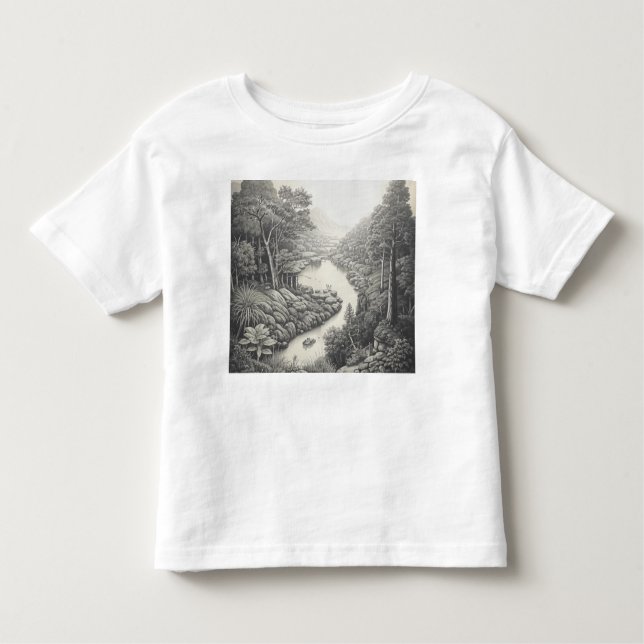 T-shirt Pour Les Tous Petits Nature 16. (Devant)