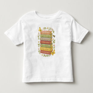 T-shirt Pour Les Tous Petits Nature et livre Lover Botanique Stack