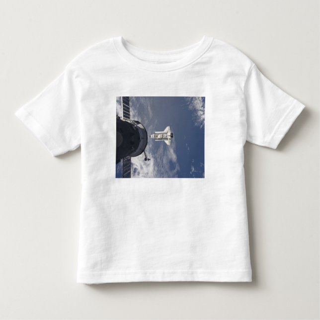 T-shirt Pour Les Tous Petits Navette spatiale Atlantis et un vaisseau spatial r (Devant)