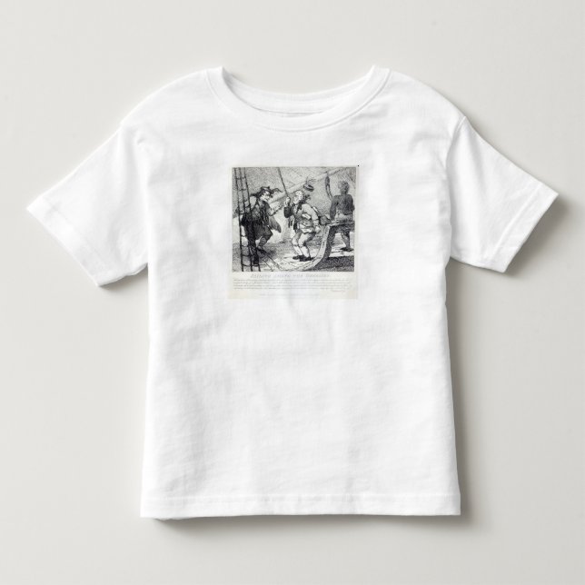 T-shirt Pour Les Tous Petits Navigation parmi le Hebrides (Devant)
