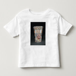 T-shirt Pour Les Tous Petits Navire dépeignant des ignames et des animaux de