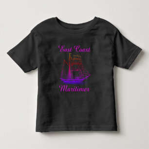 T-shirt Pour Les Tous Petits Navire maritime de la côte Est Maritimer
