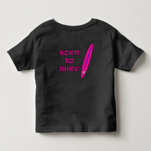 T-shirt Pour Les Tous Petits Né à Surf Mooja Surfboard