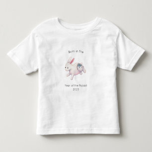 T-shirt Pour Les Tous Petits Né dans l'année du Lapin du zodiaque chinois