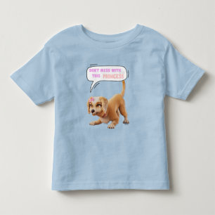 T-shirt Pour Les Tous Petits Ne déconnez pas avec cette princesse