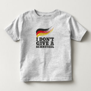 T-shirt Pour Les Tous Petits Ne donnez pas Schnitzel drapeau allemand Oktoberfe