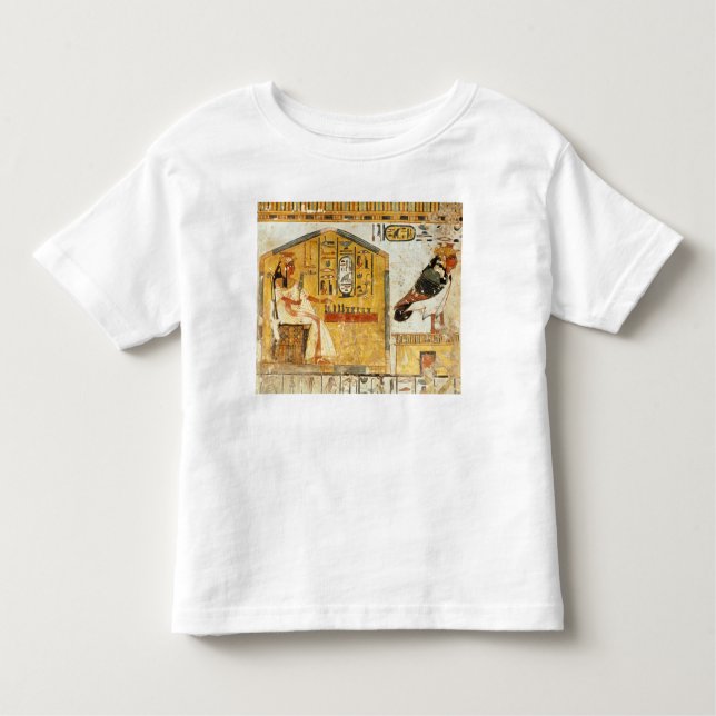 T-shirt Pour Les Tous Petits Nefertari jouant le senet (Devant)