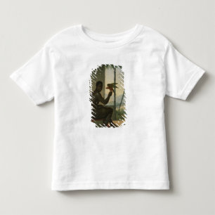 T-shirt Pour Les Tous Petits Nègre brésilien avec l'oiseau tropical